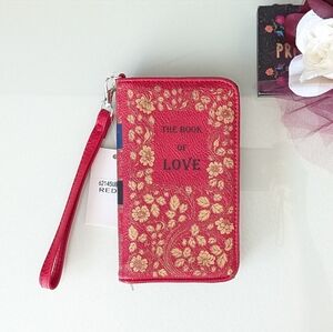 Book Of Love Novelty Fashion Wristlet Wallet